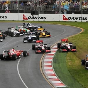 2010 Grand Prix Races Poster Print Collection: Rd2 Australian Grand Prix