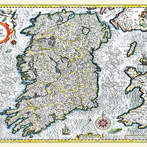Maps from the British Isles Canvas Print Collection: Ireland and Provinces PORTFOLIO