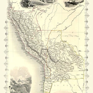 Bolivia Canvas Print Collection: Maps