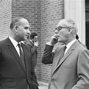 Gerald Thomas (LEFT) (the films director) with Peter Rogers (RIGHT - the films producer