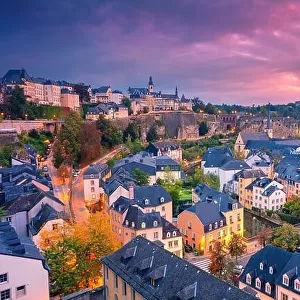 Aerial Photography Greetings Card Collection: Luxembourg