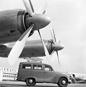 John Gay Collection (1945-1990) Collection: Austin van and aircraft propellers a087965