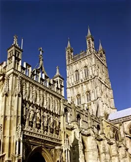 Gloucester Metal Print Collection: Gloucester Cathedral N000044