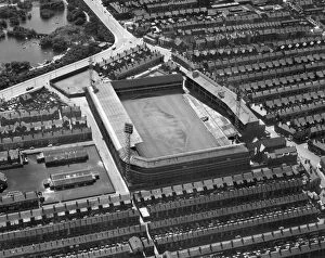 Aerial Views Metal Print Collection: Goodison Park, Everton EAW162060