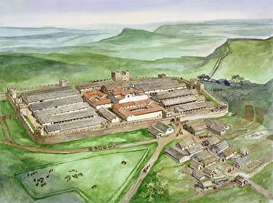 England Jigsaw Puzzle Collection: Housesteads Roman Fort J000110