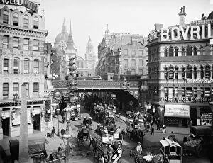 City of London Canvas Print Collection: Ludgate Circus, London CC97_01518