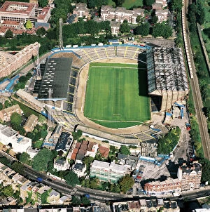 Aerial Views Metal Print Collection: Stamford Bridge Stadium EAW614381