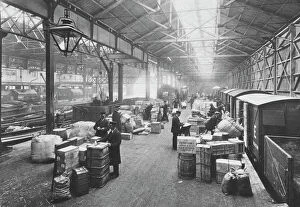 Birkenhead Collection: Birkenhead goods terminus, Morpeth Dock, 1924