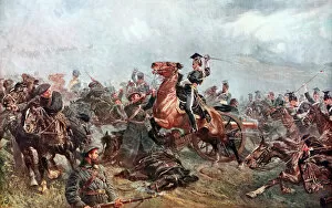 John Charlton Framed Print Collection: 17th Lancers, Charge of the Light Brigade, Balaclava, Crimea