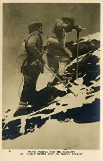 Related Images Metal Print Collection: 1922 British Mt Everest Expedition - Norton and Mallory