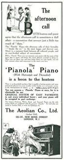 Enjoyment Collection: Aeolian Pianola Advertisement