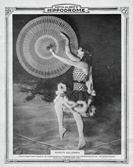 Annette Collection: Annette Kellerman at the Hippodrome Theatre, New York, 1925