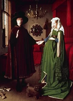 Portraits Collection: The Arnolfini Portrait by Van Eyck