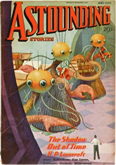 Extraterrestrials Photo Mug Collection: Astounding Stories Scifi magazine cover, Shadow out of Time