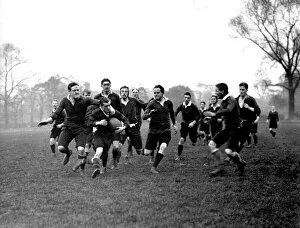 Rugby Collection: Blackheath versus London Scottish Rugby match