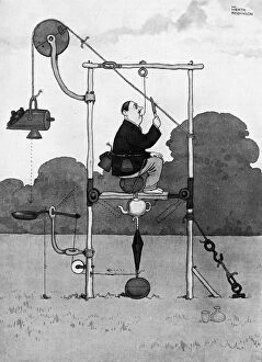 Contraptions Collection: Bound to Draw by William Heath Robinson