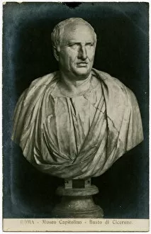 Politicians Canvas Print Collection: Bust of Cicero