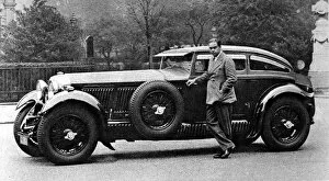 Racing Collection: Captain Woolf Barnato with his Bentley