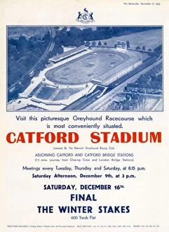 V Iew Collection: Catford Stadium Advertisement