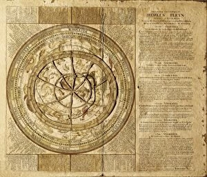 Scientists Metal Print Collection: Celestial map by Johannes Van Keulen (1654-1715)