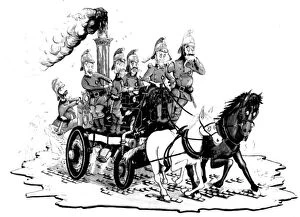 Steam Collection: Chris Reynolds Victorian fire engine cartoon