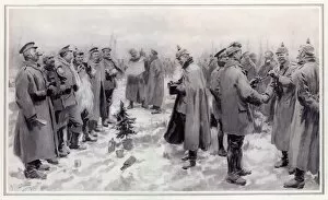 Western Mouse Fine Art Print Collection: Christmas Truce 1914 / Ww1