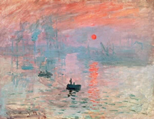 Claude Monet paintings Poster Print Collection: Claude Monet (1840 1926). Impression, Sunrise (Impression