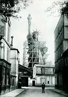 Sculpture Collection: Construction of the Statue of Liberty, Paris