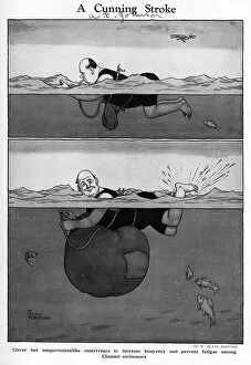 Under Water Collection: A cunning stroke by William Heath Robinson