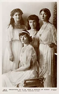 Anastasia Collection: Four daughters of Tsar Nicolas II