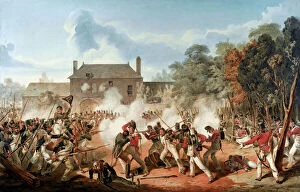 1815 Collection: Defence of Chateau de Hougoumont - Battle of Waterloo