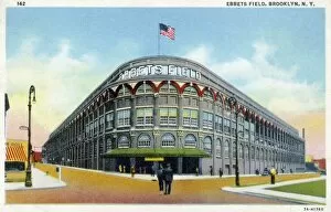 Stadium Art Canvas Print Collection: Ebbets Field, New York