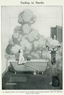 Gadget Collection: Ending in Smoke by Heath Robinson