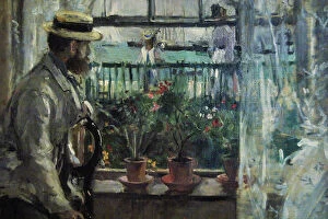 Pots Collection: Eugene Manet on the Isle of Wight, 1875, by Berthe Morisot
