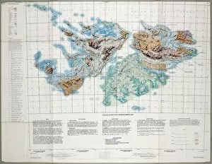 Papers Collection: Falkland Islands Royal Engineer briefing map, 1982