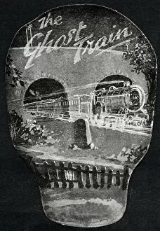 Tunnels Metal Print Collection: The Ghost Train, travel on the thrills and laughter line