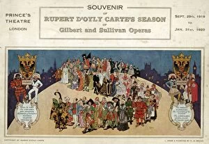 Entertainment Metal Print Collection: Gilbert & Sullivan Operas, D Oyly Carte Souvenir