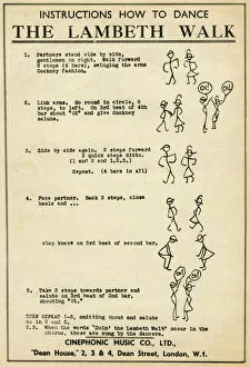 Type Collection: Me and My Girl - Instructions how to dance the Lambeth Walk
