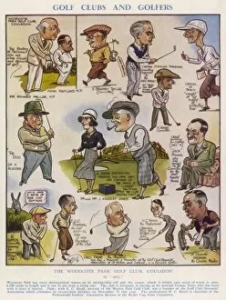 Cartoons Collection: Golf Clubs & Golfers - Woodcote Park Golf Club, Coulsdon