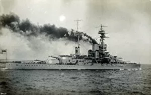 1918 Collection: HMS Royal Oak, British battleship