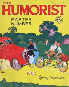 Magazines Cushion Collection: The Humorist - Easter Number front cover, Heath Robinson