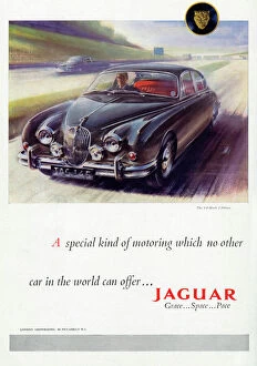 Motors Collection: Jaguar car advertisement