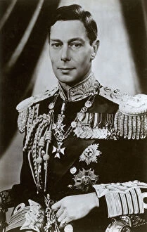 Star Collection: King George VI - fine photographic portrait