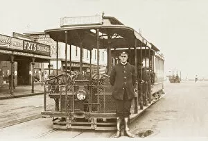 Melbourne Collection: Melbourne Cable Tram and Driver