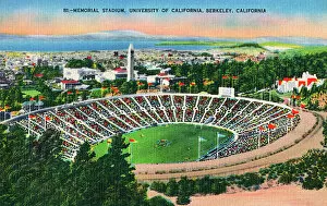 Aerial Photography Photo Mug Collection: Memorial Stadium, Berkeley, California, USA