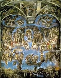 Palaces Fine Art Print Collection: Michelangelo (1475-1564). Sistine Chapel. The