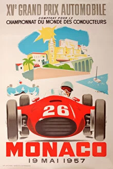 Racing Collection: Monaco Grand Prix Poster - 1957