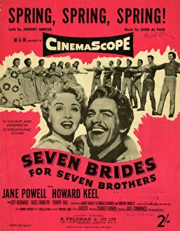 Film Collection: Music cover, Seven Brides for Seven Brothers