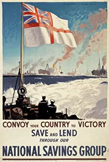 War Ships Collection: National Savings Group wartime poster
