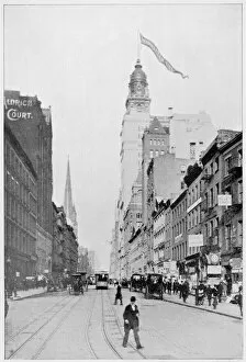 Aldrich Collection: New York / Broadway 1895